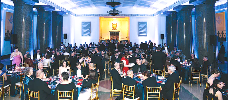 Interior view of banquet hall
